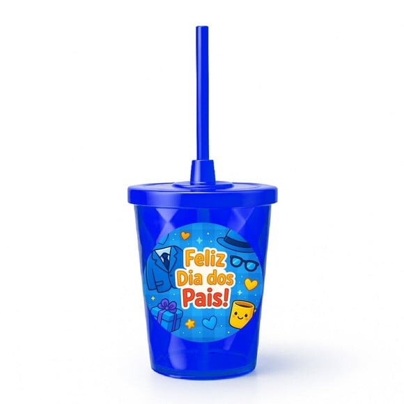 Copo Twister Personalizado 300ml Dia dos Pais