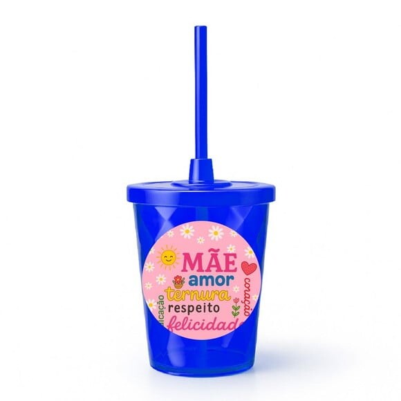 Copo Twister Personalizado 300ml Dia das Mães