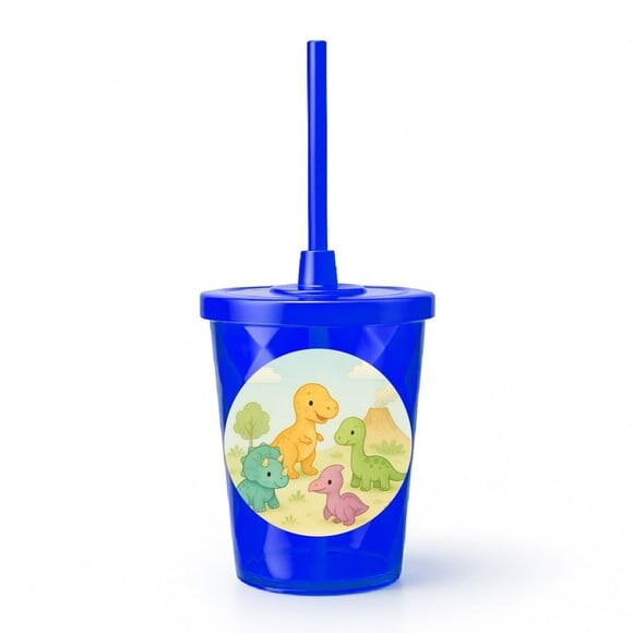 Copo Twister Personalizado 300ml Dinossauros Baby