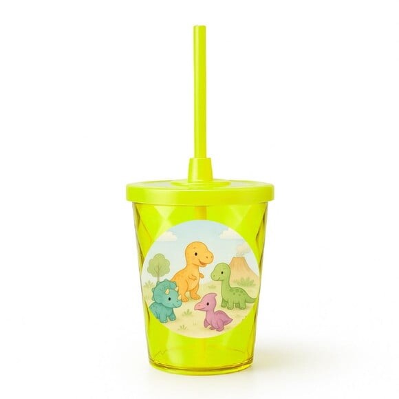 Copo Twister Personalizado 300ml Dinossauros Baby