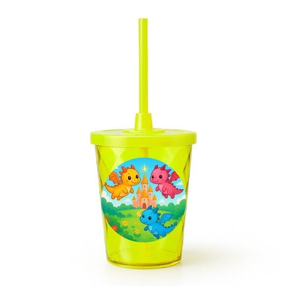 Copo Twister Personalizado 300ml Dragões