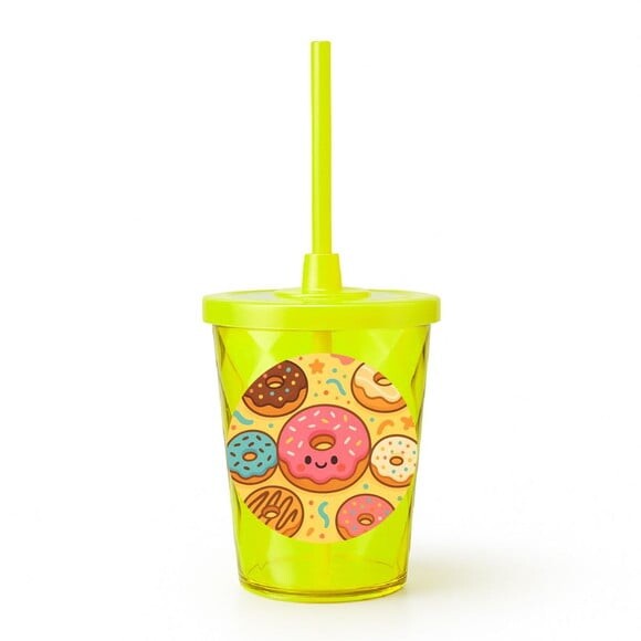 Copo Twister Personalizado 300ml Donuts