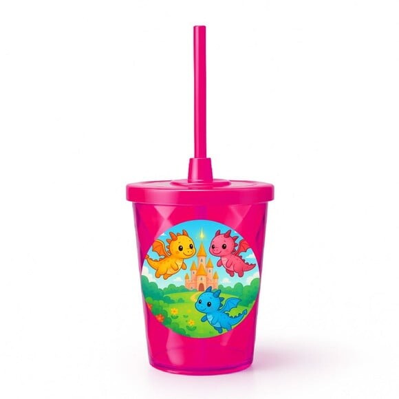 Copo Twister Personalizado 300ml Dragões