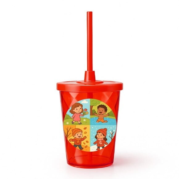 Copo Twister Personalizado 300ml Estações do Ano