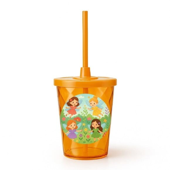 Copo Twister Personalizado 300ml Fadas