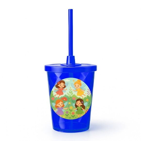 Copo Twister Personalizado 300ml Fadas