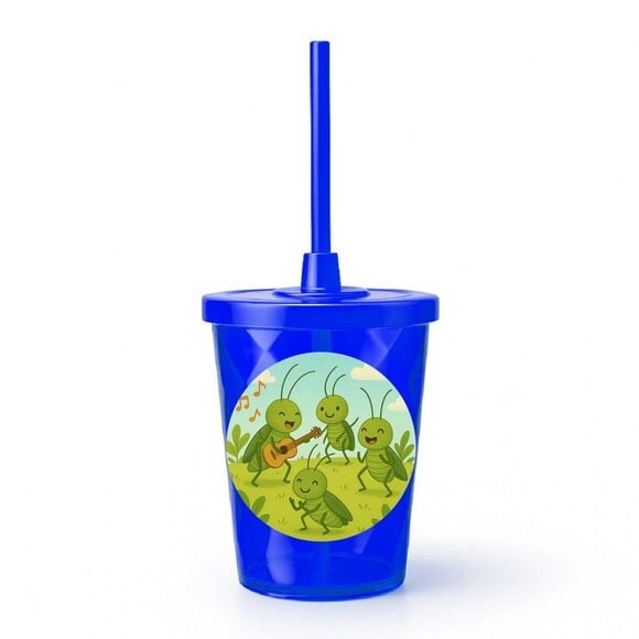Copo Twister Personalizado 300ml Grilos