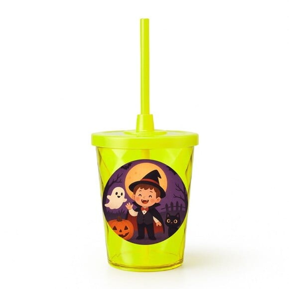 Copo Twister Personalizado 300ml Halloween
