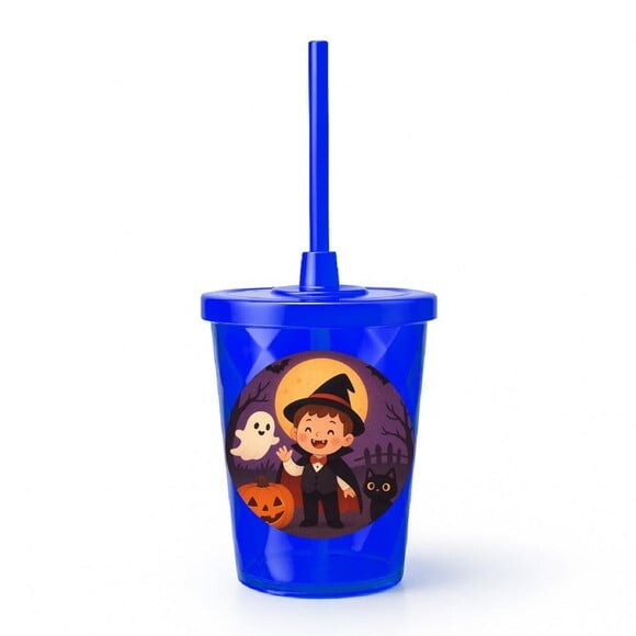 Copo Twister Personalizado 300ml Halloween