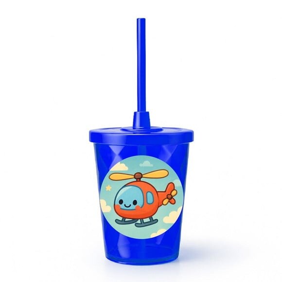 Copo Twister Personalizado 300ml Helicóptero