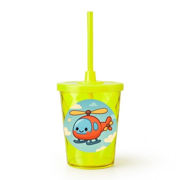 Copo Twister Personalizado 300ml Helicóptero