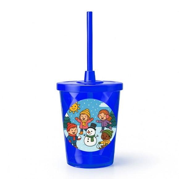 Copo Twister Personalizado 300ml Inverno Divertido