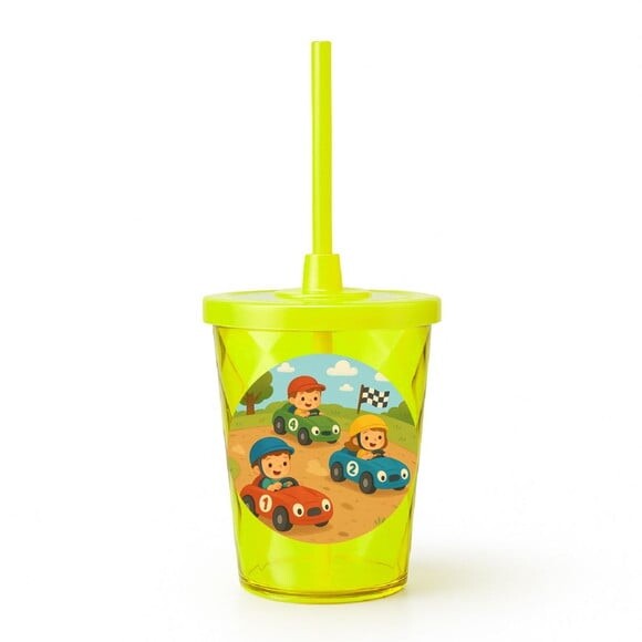 Copo Twister Personalizado 300ml Kart Infantil