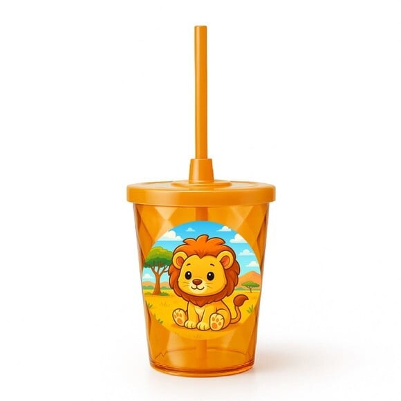 Copo Twister Personalizado 300ml Leão Baby