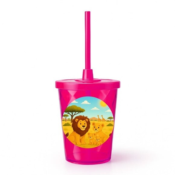 Copo Twister Personalizado 300ml Leões