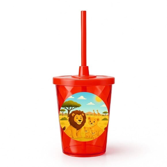 Copo Twister Personalizado 300ml Leões