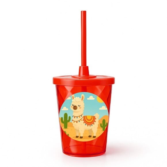 Copo Twister Personalizado 300ml Lhama