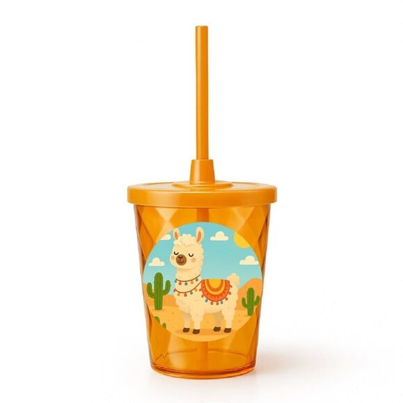 Copo Twister Personalizado 300ml Lhama