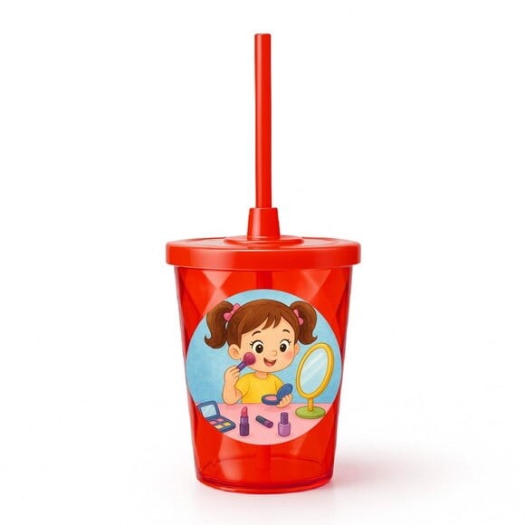 Copo Twister Personalizado 300ml Maquiagem