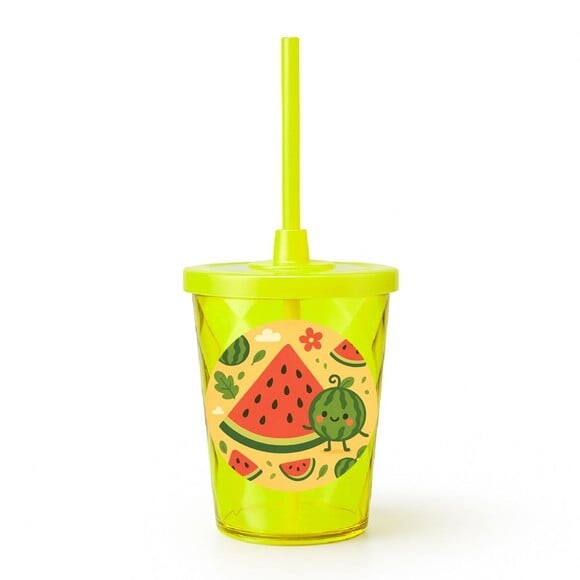 Copo Twister Personalizado 300ml Melancia