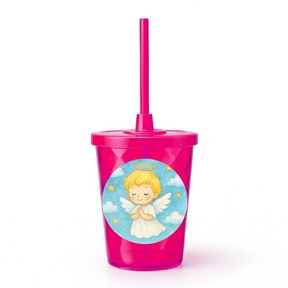 Copo Twister Personalizado 300ml Meu Batizado