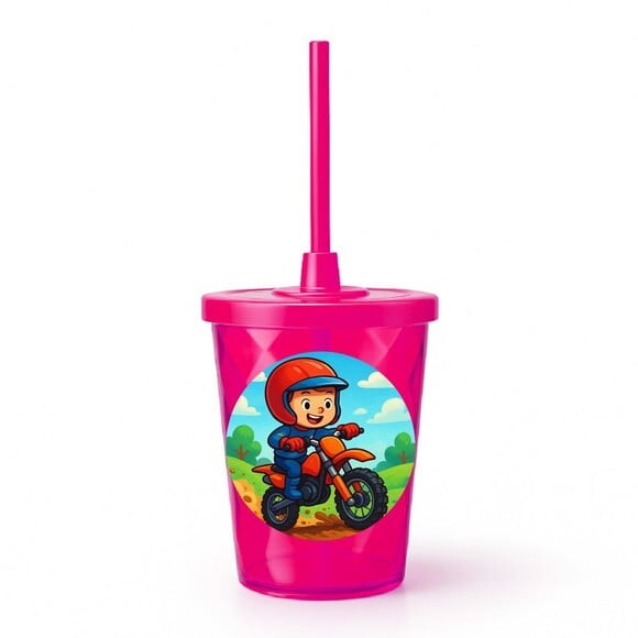 Copo Twister Personalizado 300ml Motocross