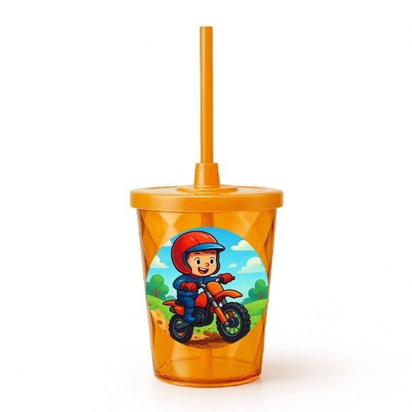 Copo Twister Personalizado 300ml Motocross