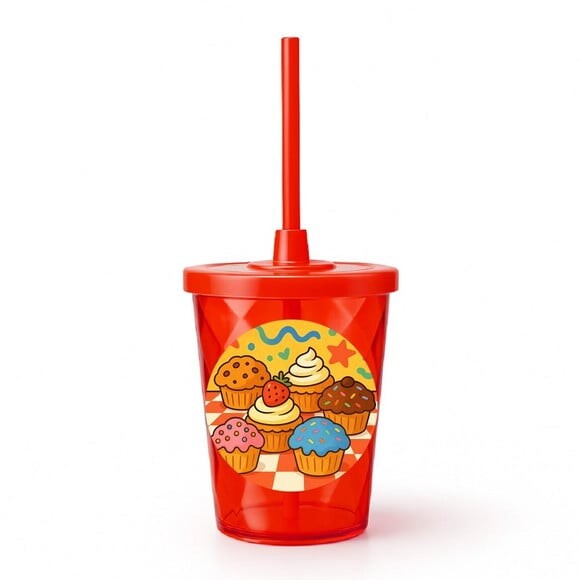 Copo Twister Personalizado 300ml Muffins