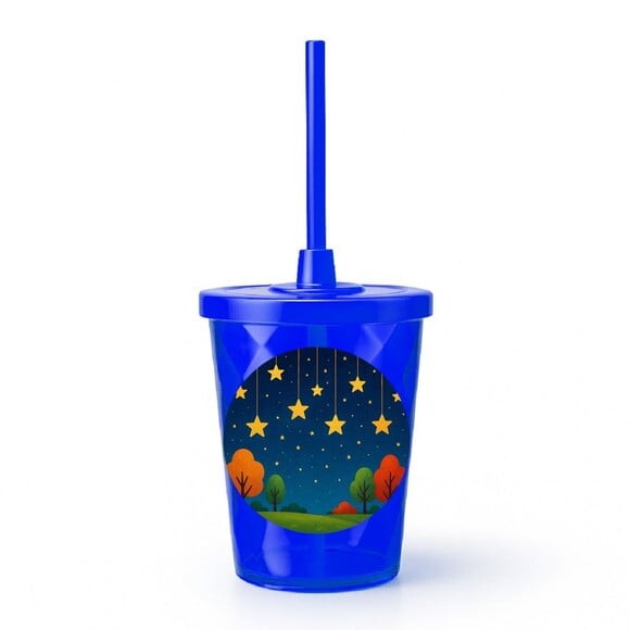 Copo Twister Personalizado 300ml Noite das Estrelas