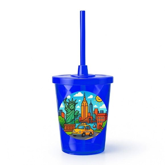 Copo Twister Personalizado 300ml Nova York