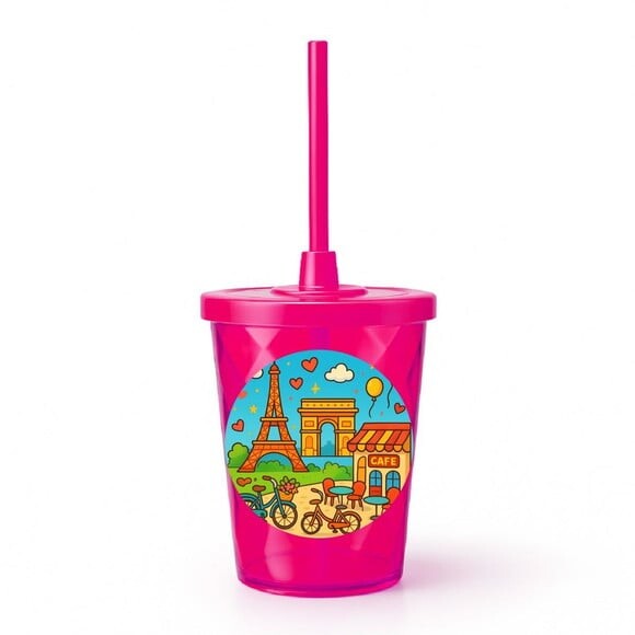Copo Twister Personalizado 300ml Paris