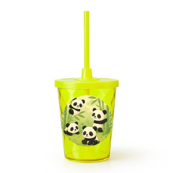 Copo Twister Personalizado 300ml Pandinhas