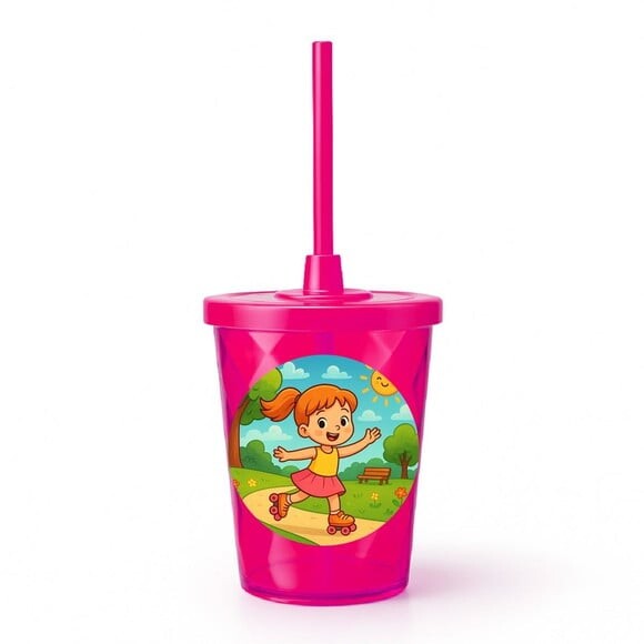 Copo Twister Personalizado 300ml Patins