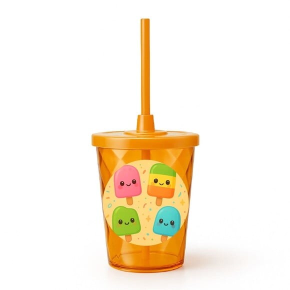 Copo Twister Personalizado 300ml Picolés