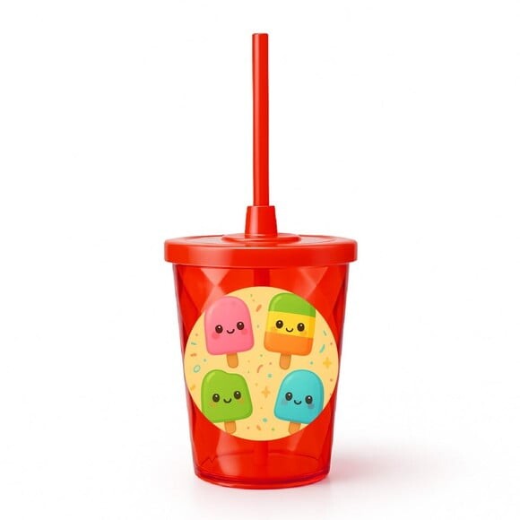 Copo Twister Personalizado 300ml Picolés