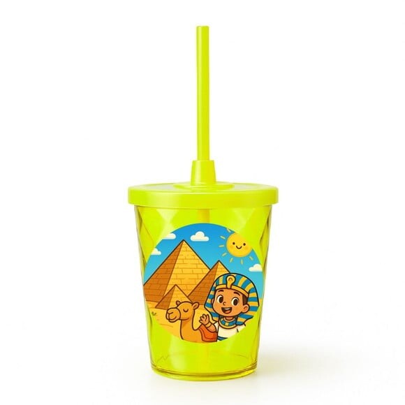 Copo Twister Personalizado 300ml Pirâmides do Egito