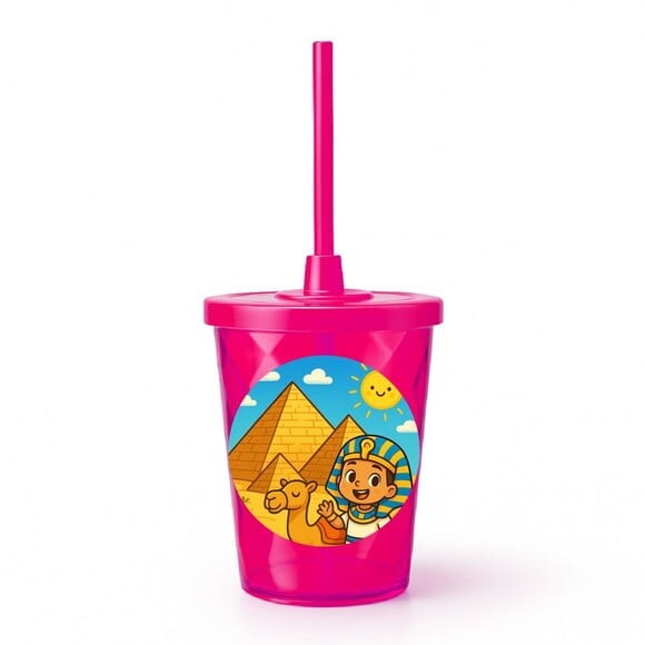 Copo Twister Personalizado 300ml Pirâmides do Egito