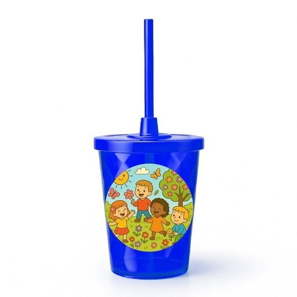 Copo Twister Personalizado 300ml Primavera Divertida