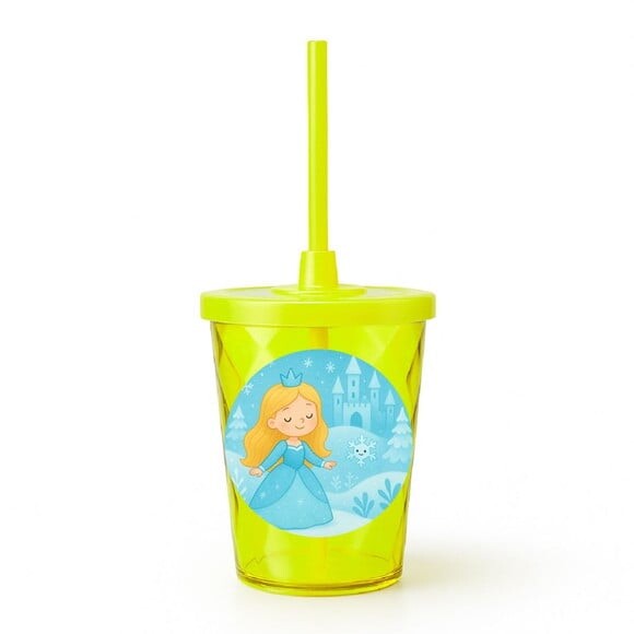 Copo Twister Personalizado 300ml Reino do Gelo