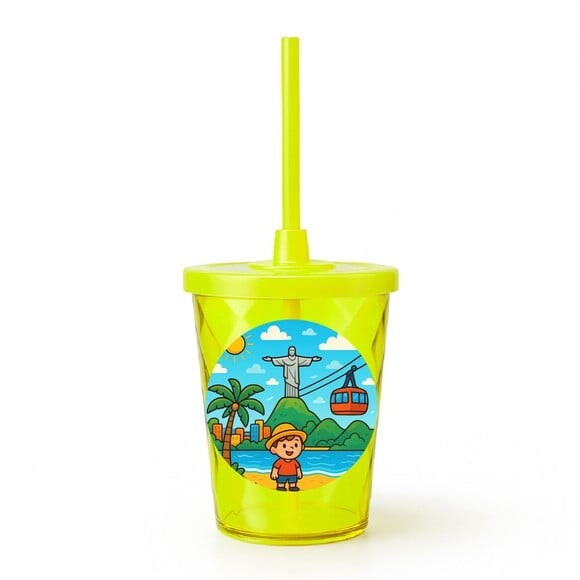 Copo Twister Personalizado 300ml Rio de Janeiro