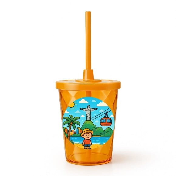 Copo Twister Personalizado 300ml Rio de Janeiro