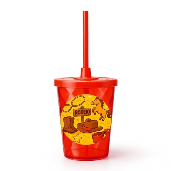 Copo Twister Personalizado 300ml Rodeio