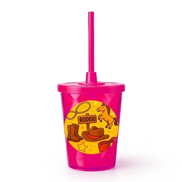 Copo Twister Personalizado 300ml Rodeio