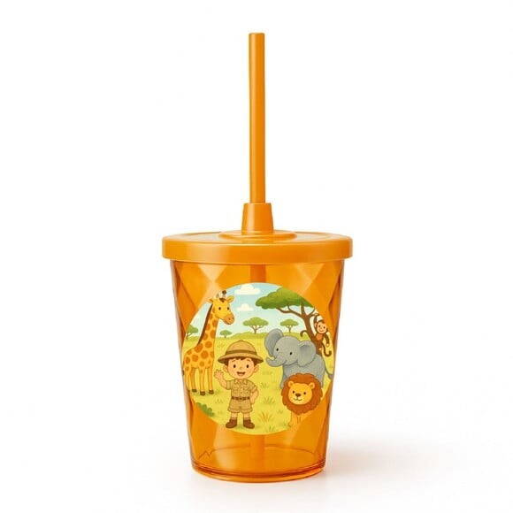 Copo Twister Personalizado 300ml Safari