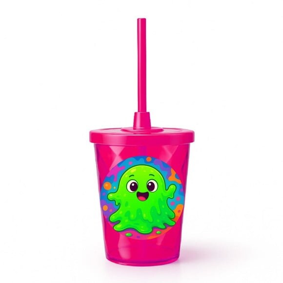 Copo Twister Personalizado 300ml Slime