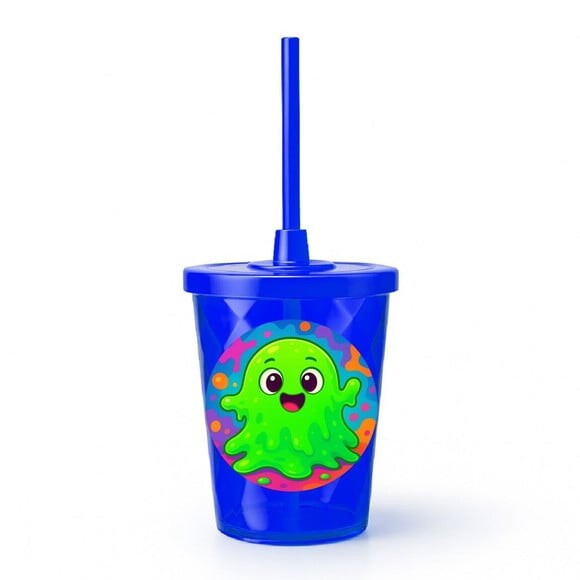Copo Twister Personalizado 300ml Slime