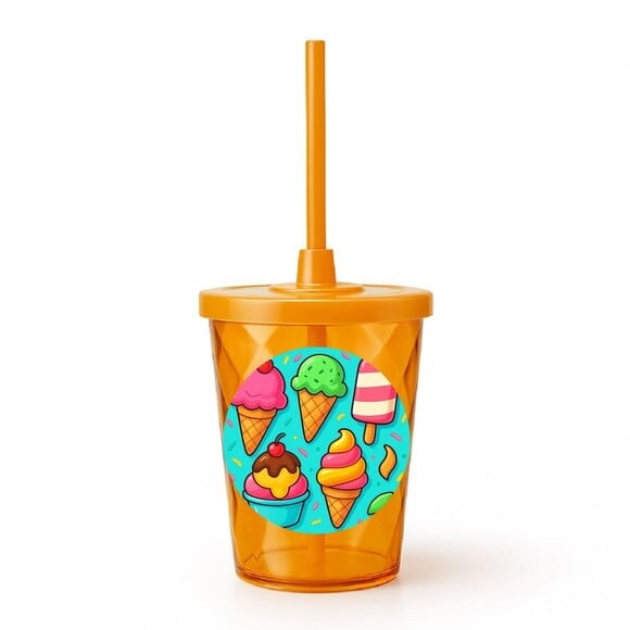 Copo Twister Personalizado 300ml Sorvetes