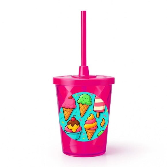 Copo Twister Personalizado 300ml Sorvetes