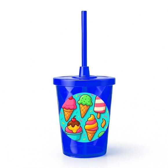 Copo Twister Personalizado 300ml Sorvetes