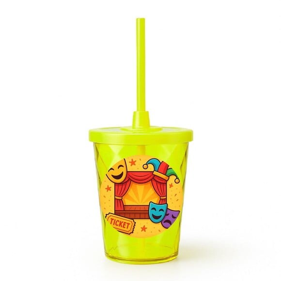 Copo Twister Personalizado 300ml Teatro Infantil